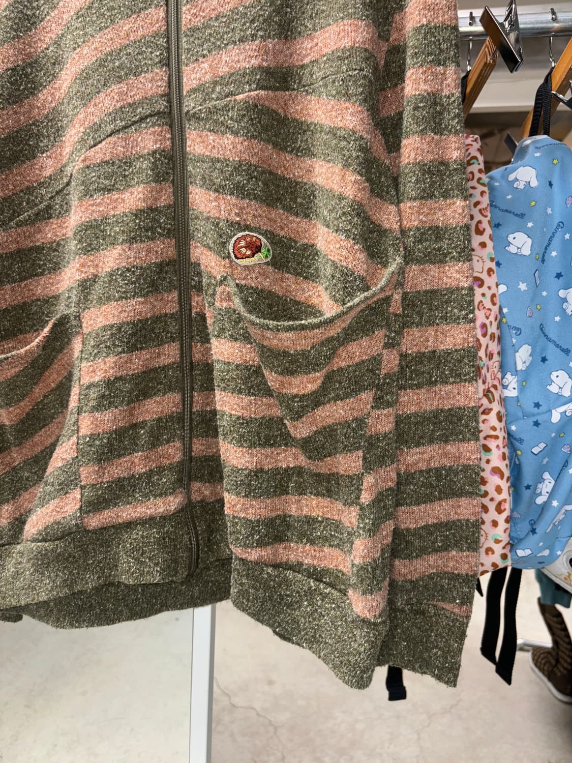 Frapbois 스트라이프 후드집업 상품이미지6