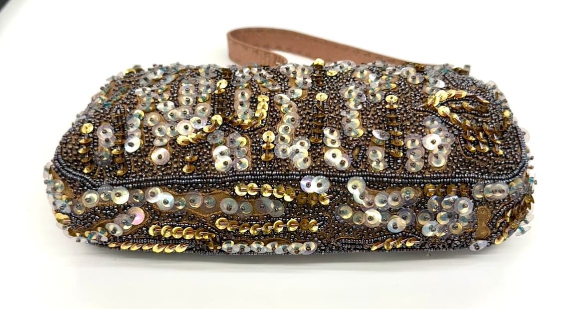 2000s 펜디 셀러리아 비즈시퀸 바게트백 상품이미지4