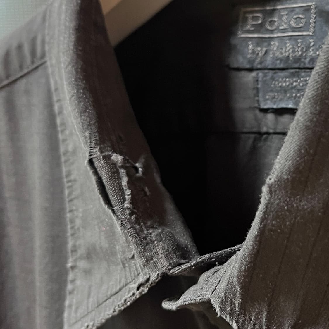 폴로 랄프로렌 그런지 앤드류 셔츠 차콜 17 1/2  상품이미지3