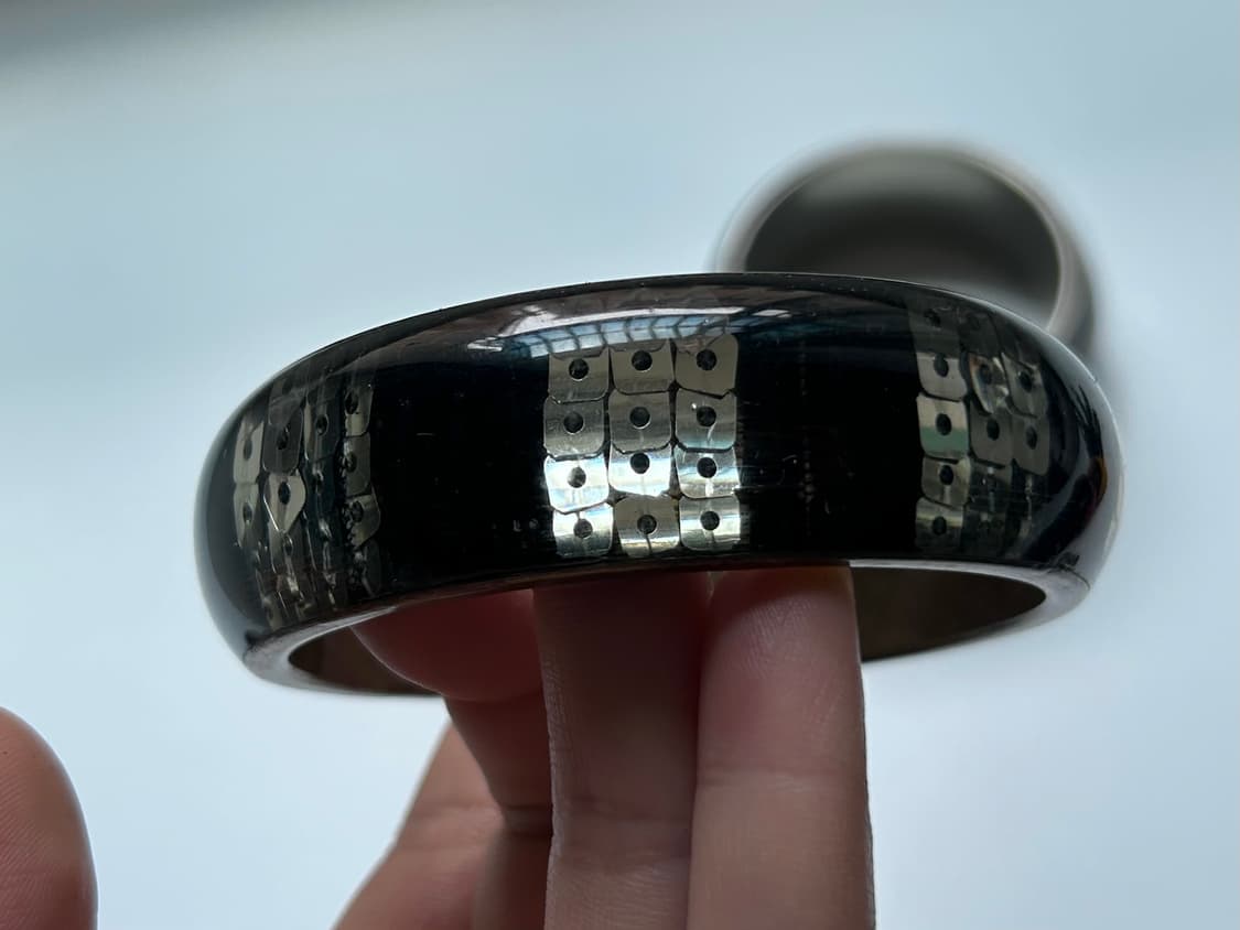 스팽글 배색 뱅글 상품이미지3