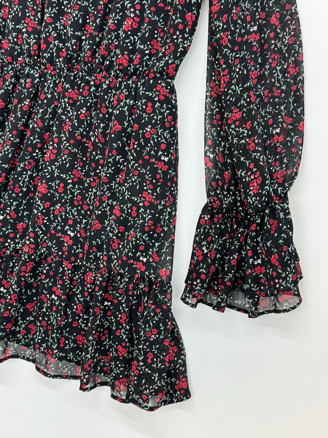 ZARA 꽃무늬 패턴 쉬폰 원피스 상품이미지6