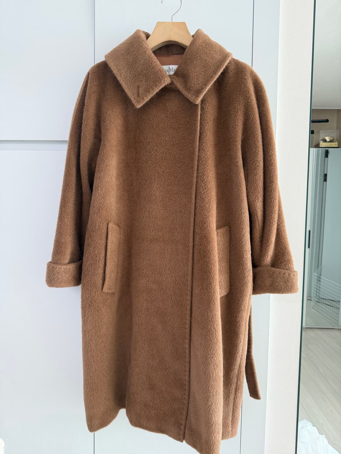 막스마라 알파카 롱코트 42 상품이미지2