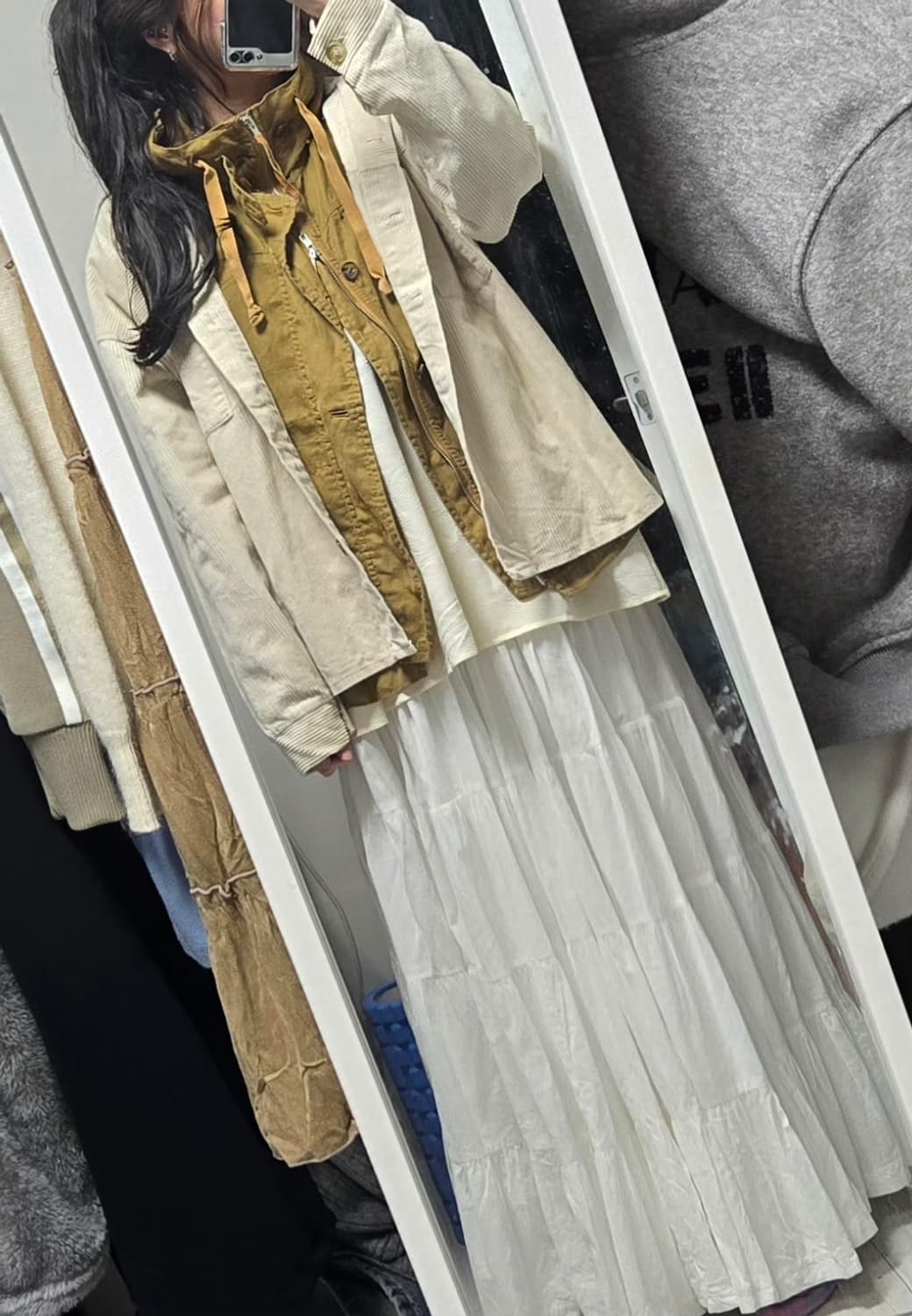 코코모리 야상자켓+코듀셔츠남방+이너티 모리상의셋 상품이미지2