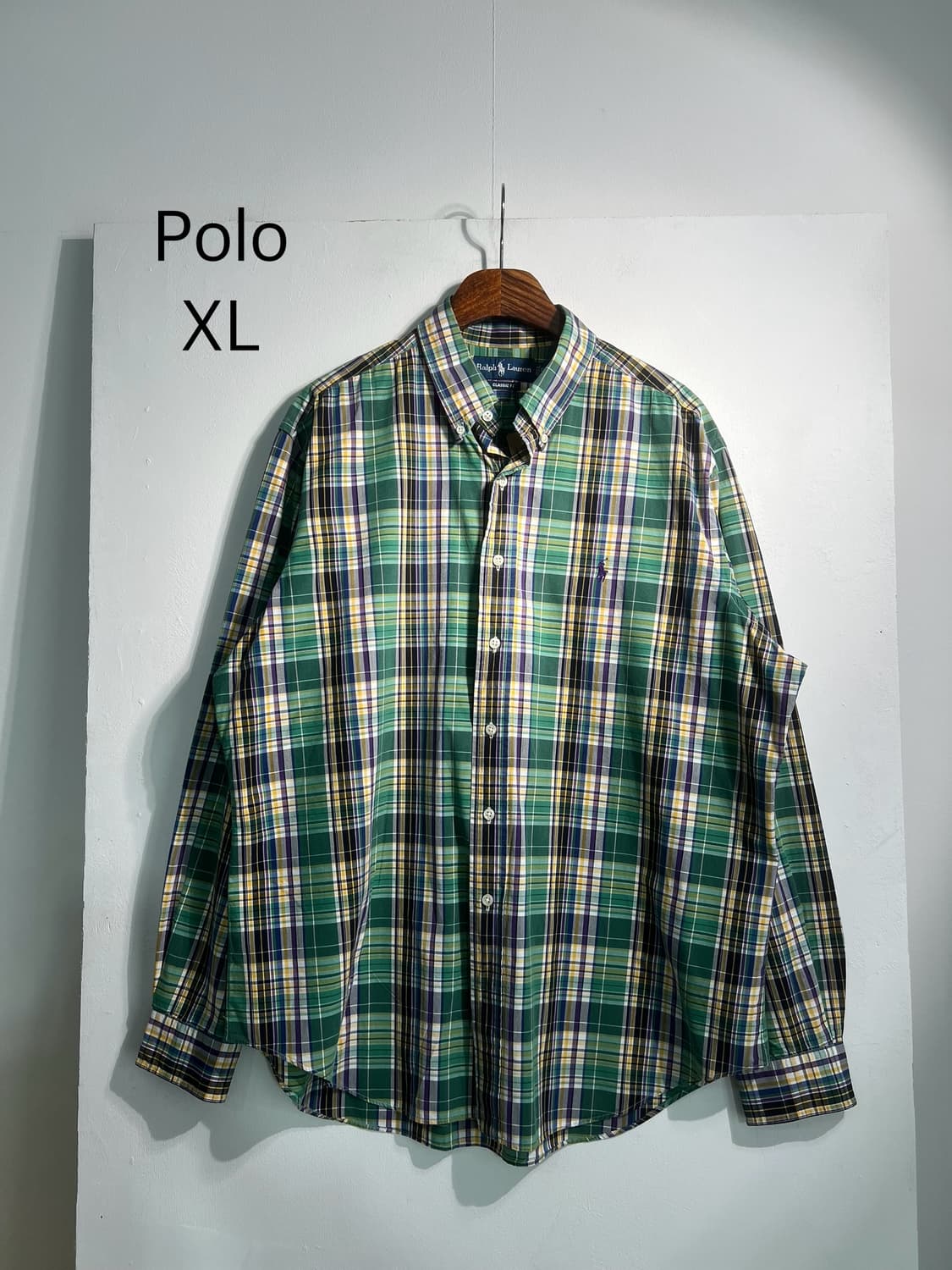 Polo 폴로 랄프로렌 체크셔츠 XL 상품이미지1