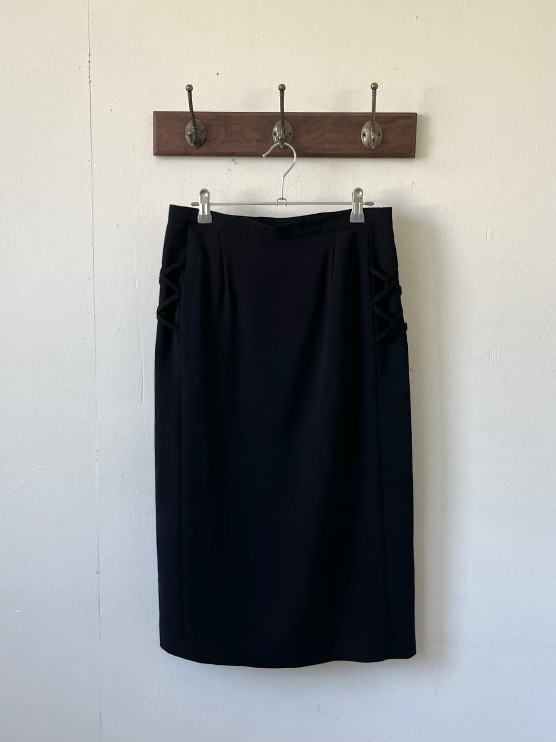 Japan vtg 블랙 코르셋 스커트 상품이미지1