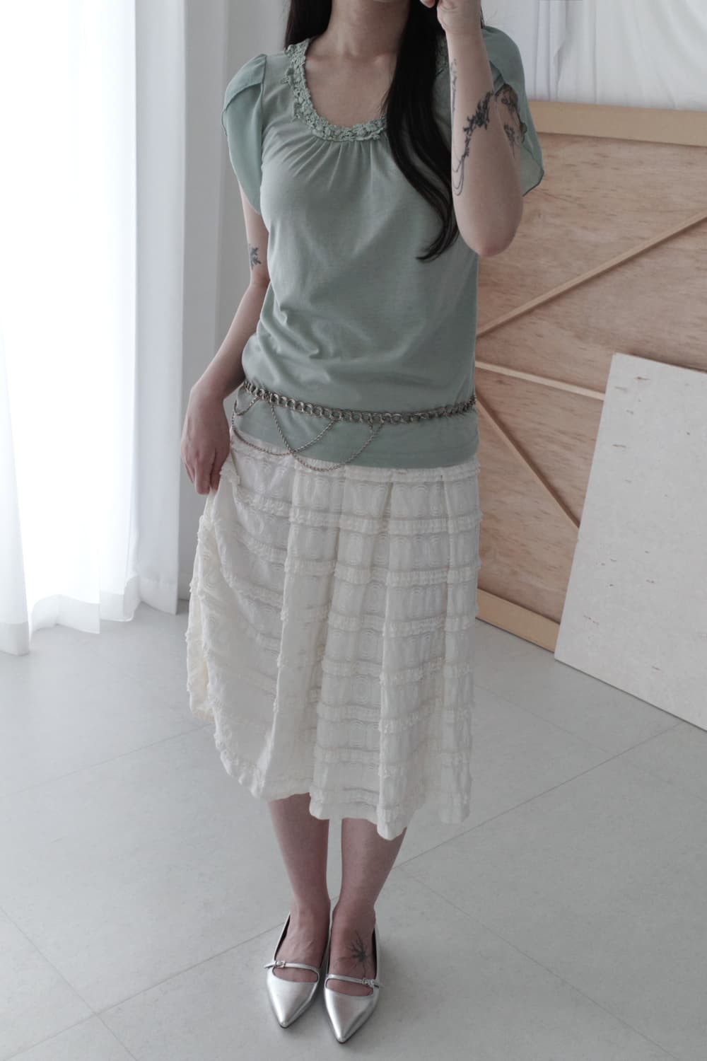 crochet tulip half T  상품이미지5