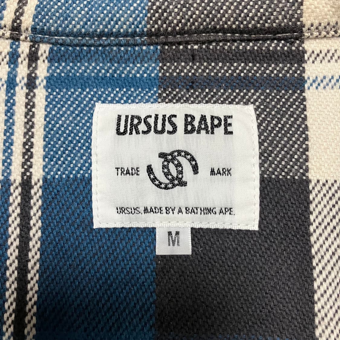 베이프 플란넬 체크 셔츠 bape 상품이미지7