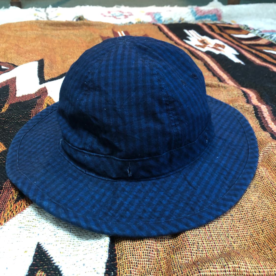 Eastlogue navy check bucket hay 상품이미지1
