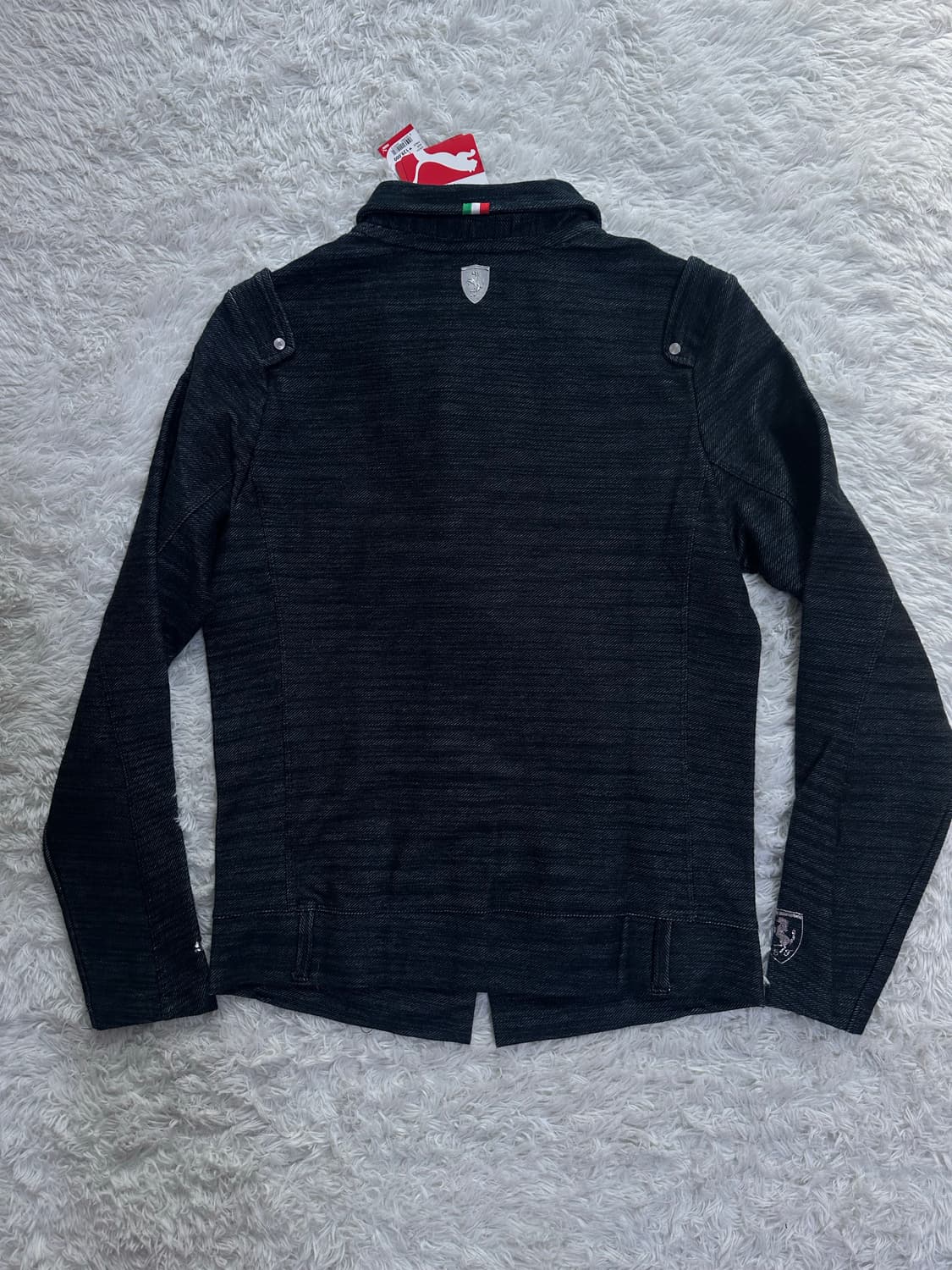 푸마 페라리 블랙 데님 자켓 L 새상품 상품이미지7