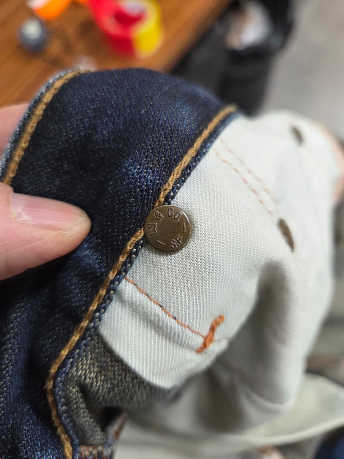 리바이스 빈티지 505 오렌지탭 데님팬츠 29 30 상품이미지4