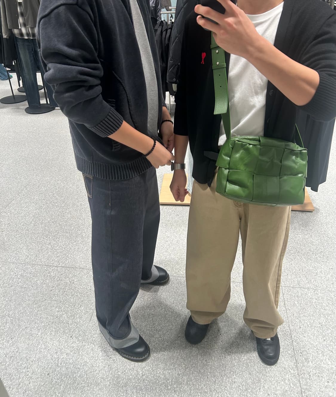 아미 스몰 로고 가디건 사이즈s 상품이미지5