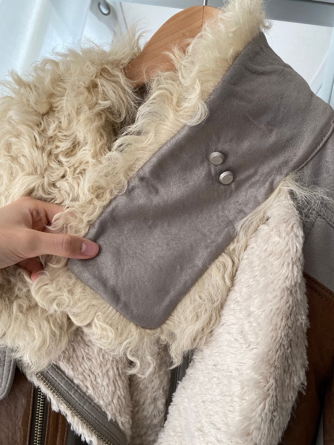 양털 양가죽 무스탕 자켓 상품이미지6