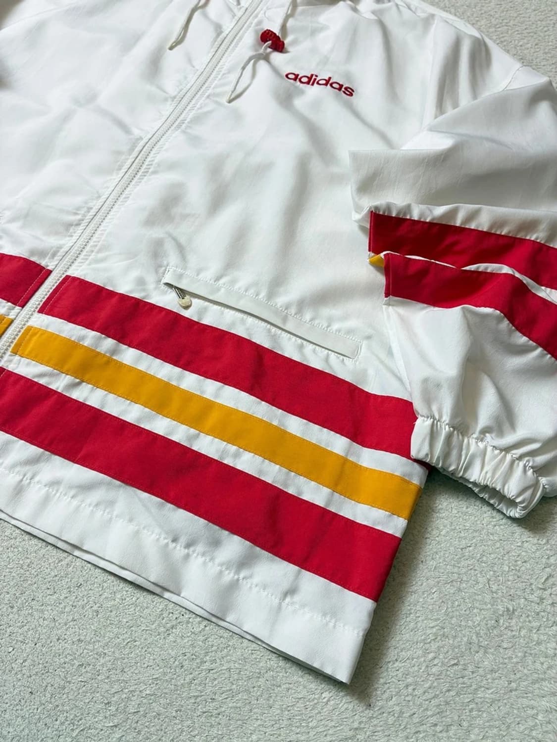 아디다스 90's 올드스쿨 빅로고 바람막이 자켓 PN7778 상품이미지6