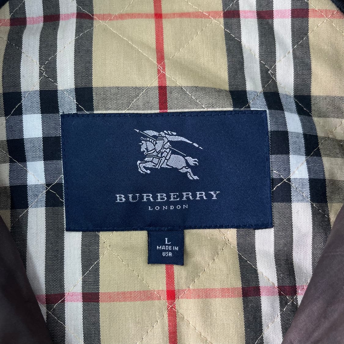 100 버버리 90s 왁스 자켓 상품이미지4