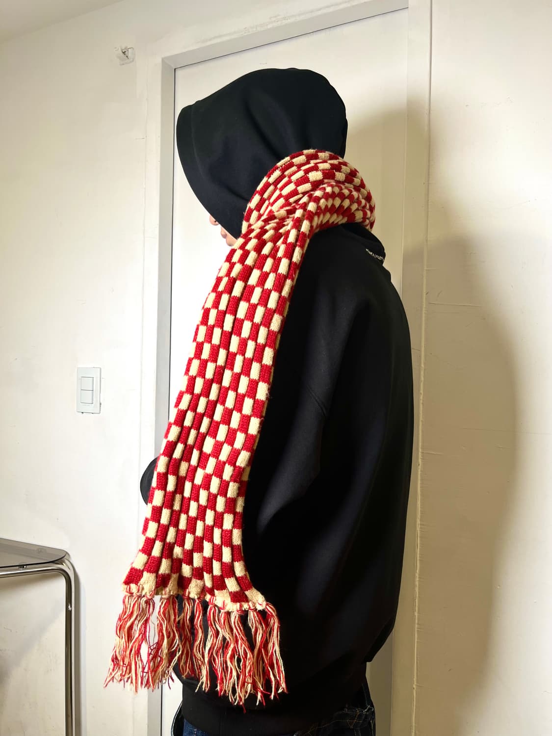 Check Pattern Acylic Muffler 상품이미지2