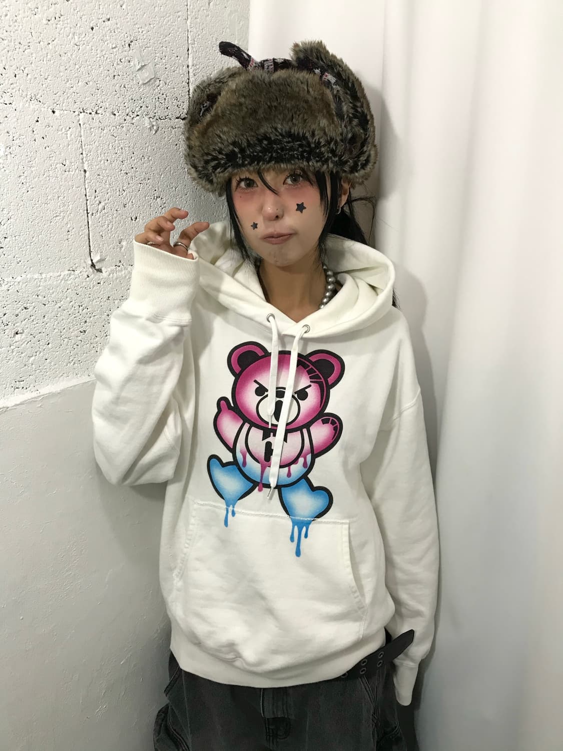 Hysteric Glamour Fxxk Bear Hoodie 상품이미지1