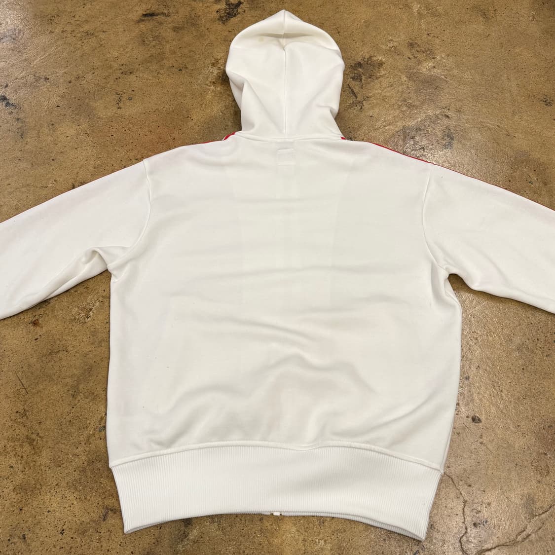 아디다스 흰빨 화이트 후플 플락 져지 후드집업 95 상품이미지4