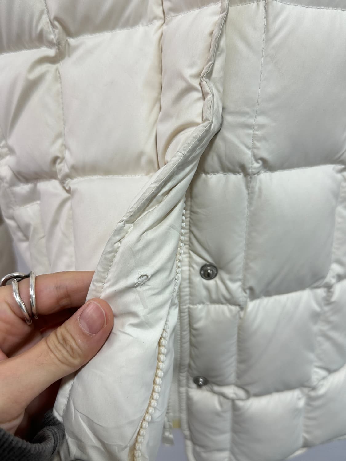 Vintage raccoon fur trimming down paddin 상품이미지9