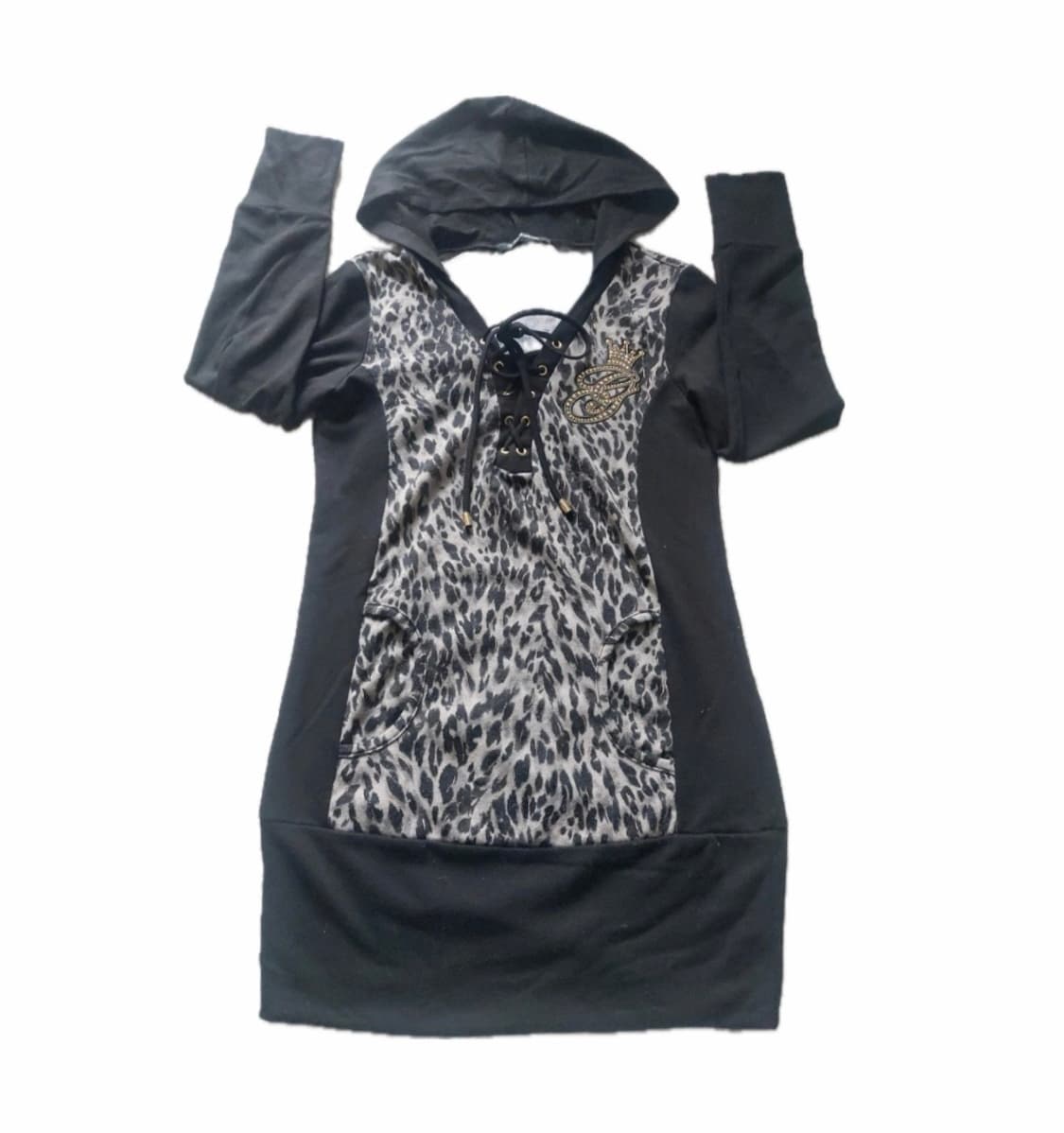 GGPX y2k 레오파드 후드 집업 상품이미지1