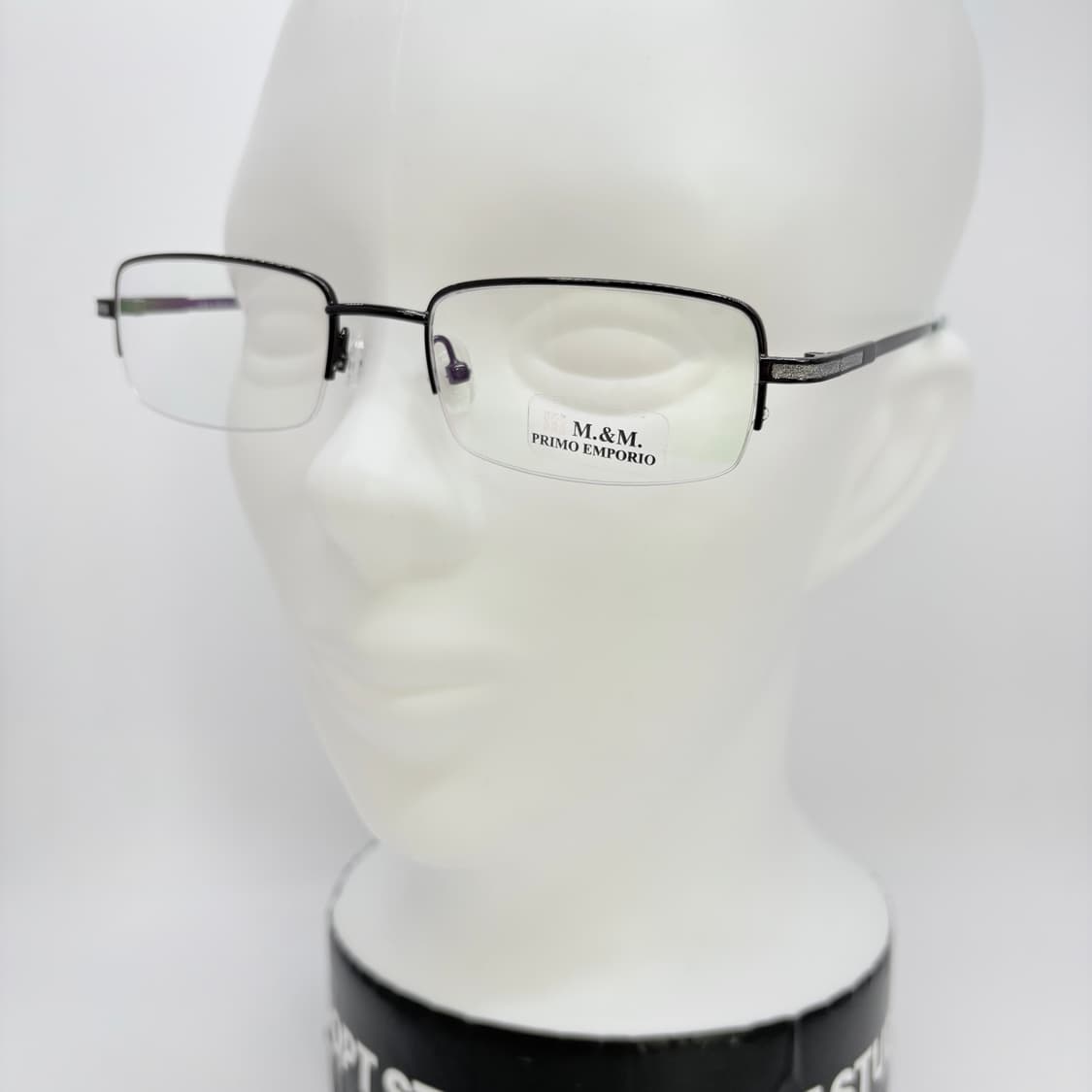 PRIMO EMPORIO 그레이 스퀘어 메탈 반무테 상품이미지6
