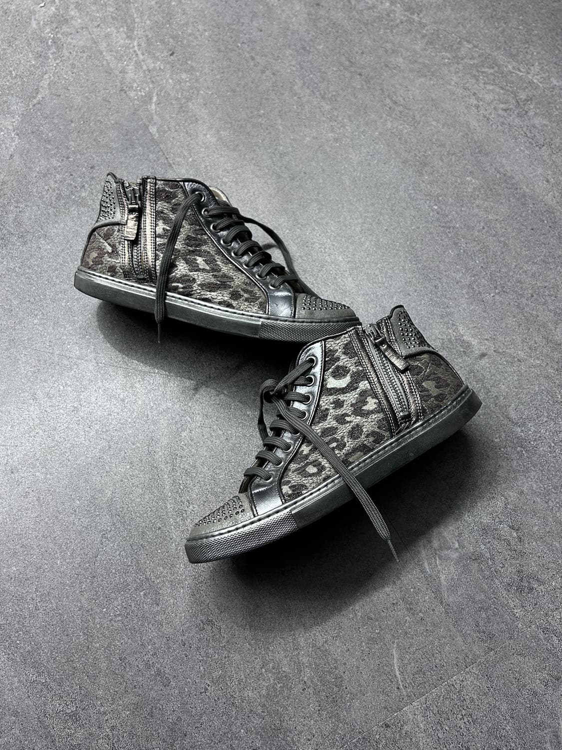 Maimai 레오파드 하이탑 스니커즈 상품이미지1