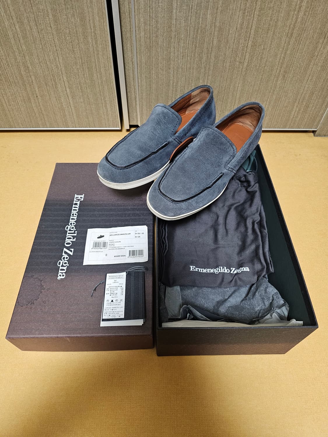 제냐 로퍼 스웨이드 245 상품이미지8