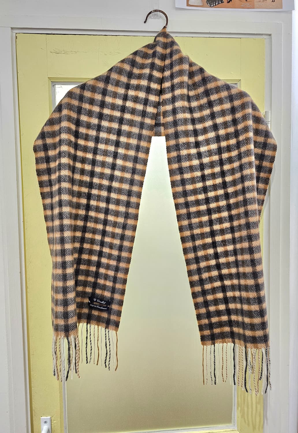 Cricket 캐시미어 체크 머플러 상품이미지2