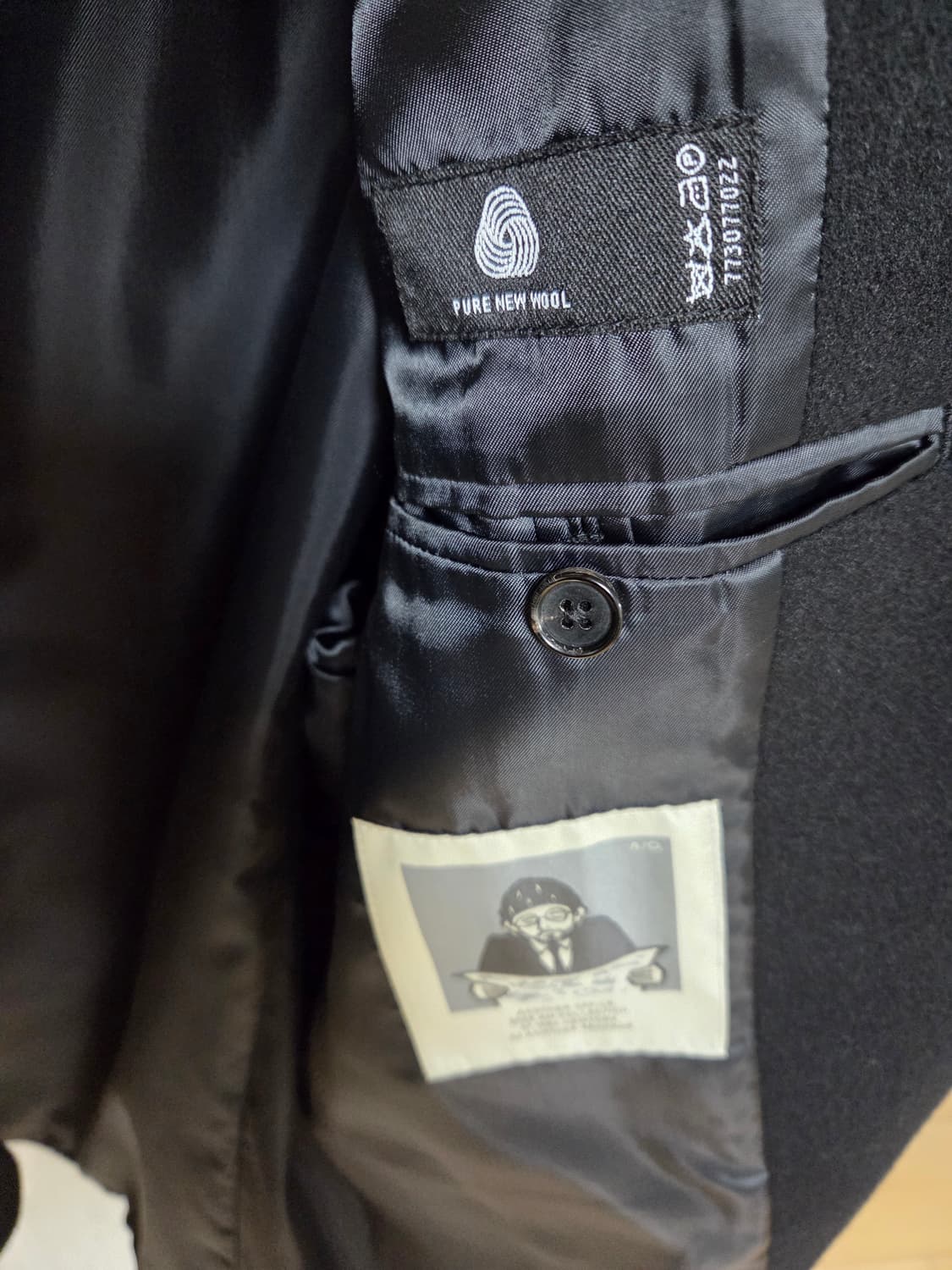 어나더오피스 scape 3btton blazer jacket 블랙1 상품이미지6