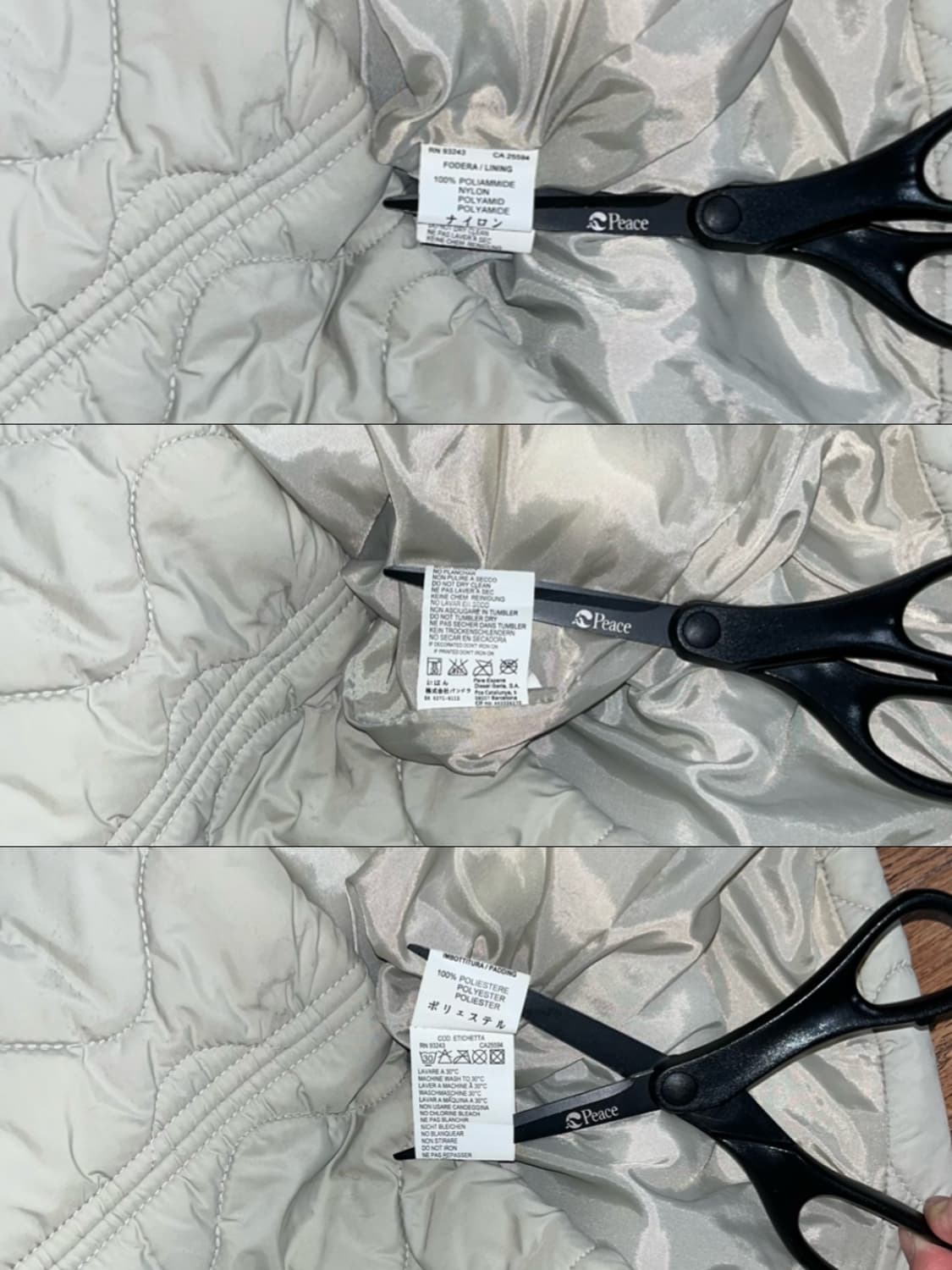 Diesel 디젤 퀄팅 후드 롱자켓 상품이미지9