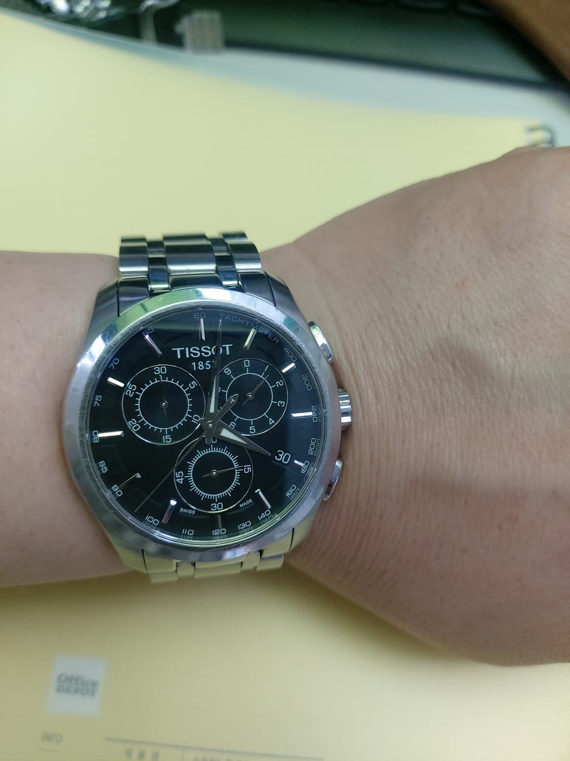 티쏘 TISSOT 크로노그래프 시계  상품이미지4
