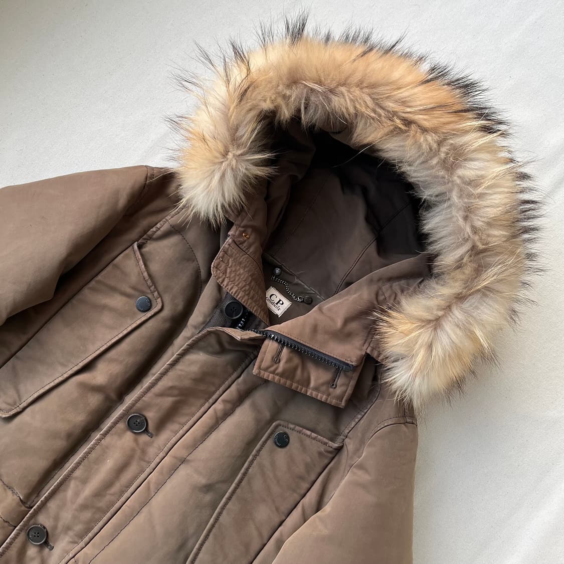 씨피 컴퍼니 2014 F/W 라쿤 퍼 후드 파카 상품이미지1