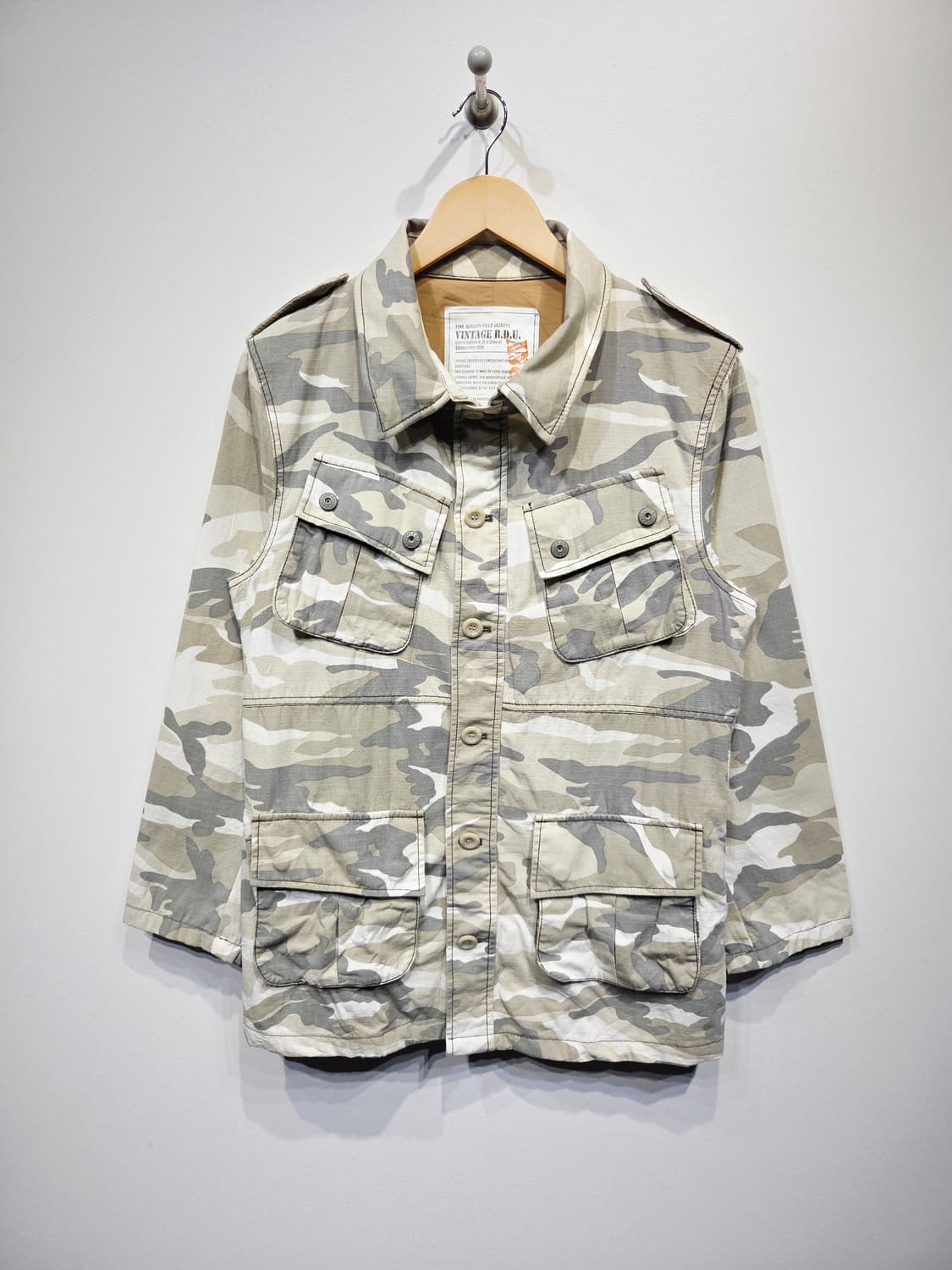 Purple & Yellow 카모플라쥬 B.D.U 필드 자켓 상품이미지2