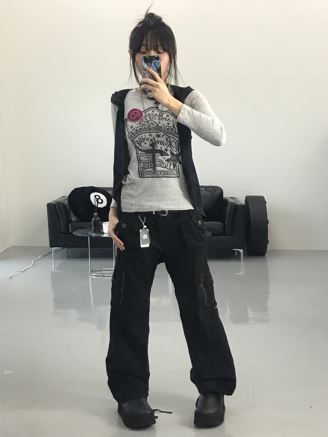 Jpn Y2k Graphic Long Sleeve T-Shirts 상품이미지1