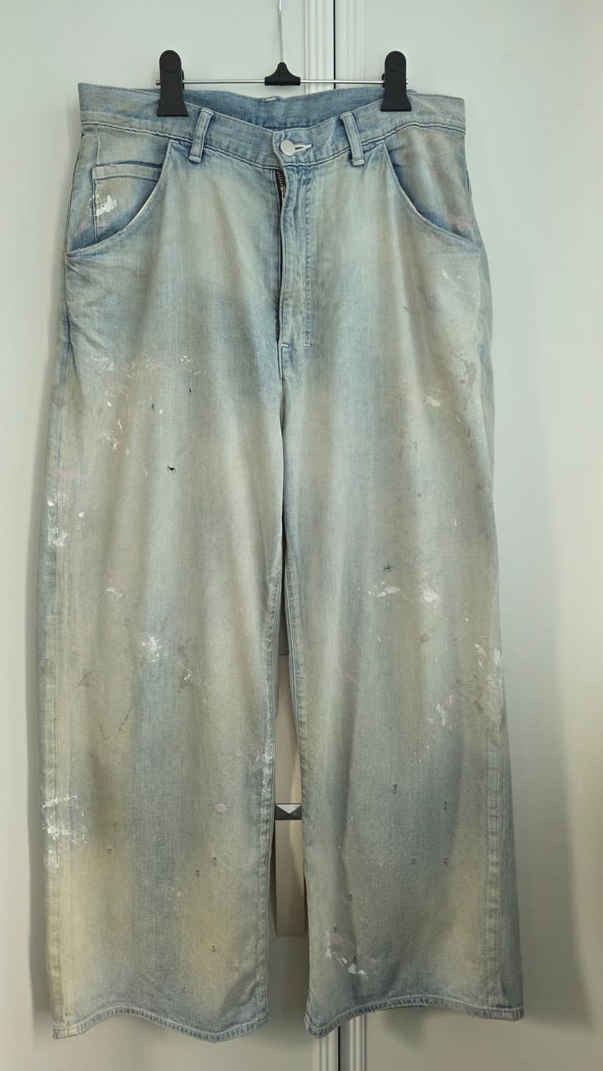 안셀름 WIDE STRAIGHT DENIM PANTS - Indigo 상품이미지2