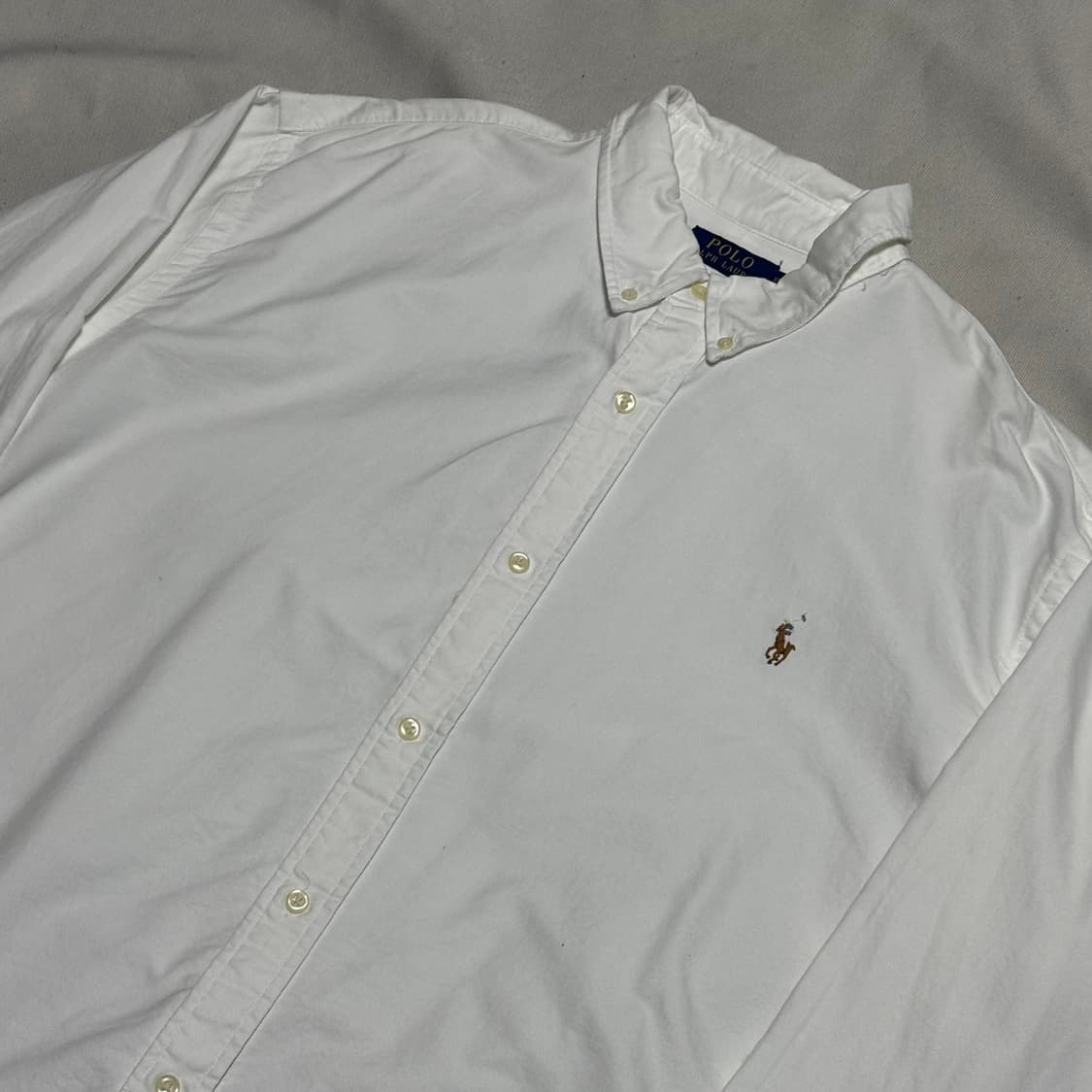 XL 폴로랄프로렌 클래식핏 화이트 셔츠  상품이미지1