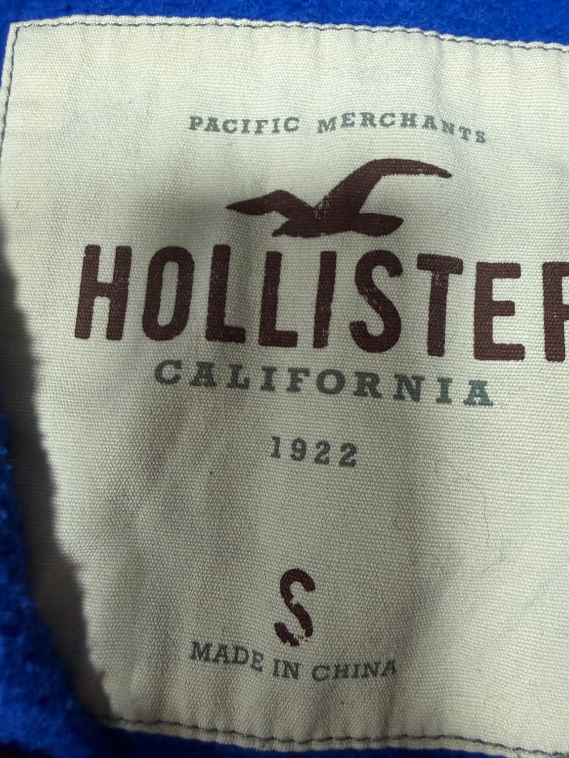 홀리스터 블루 후드집업 s 상품이미지3