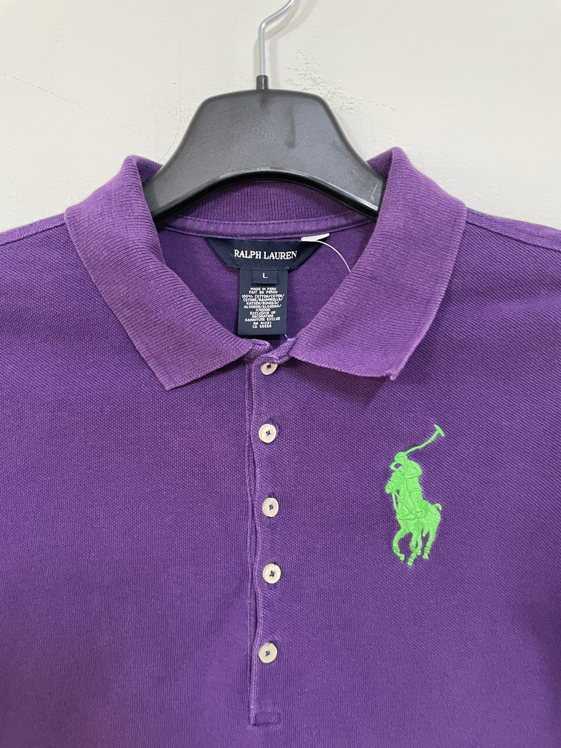 폴로랄프로렌 반팔 카라티 퍼플 상품이미지4