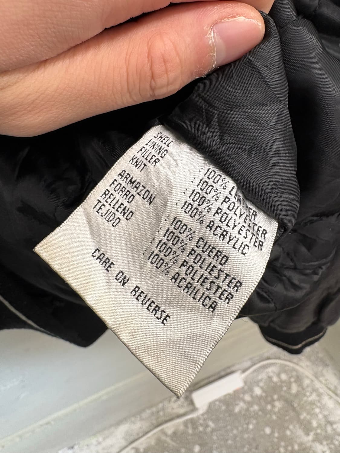 NFL 90s 빈티지 오클랜드 레이더스 레더 바시티 자켓 상품이미지9