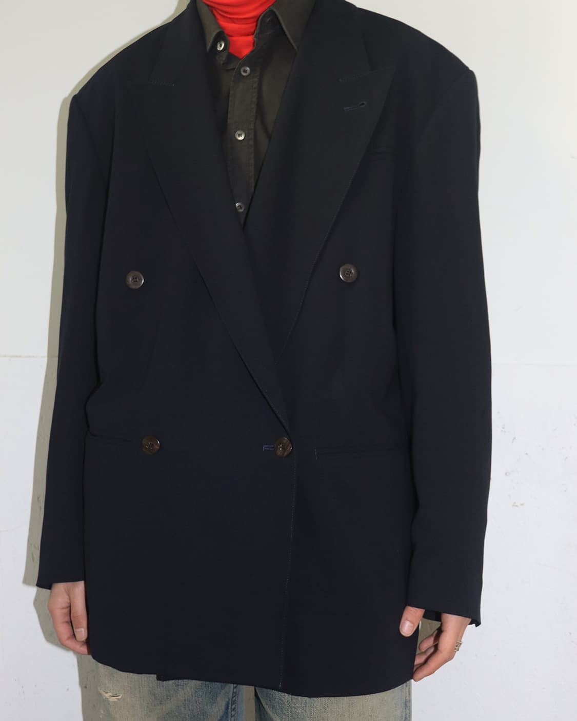 장폴고티에 오버사이즈 블레이저 네이비 상품이미지3