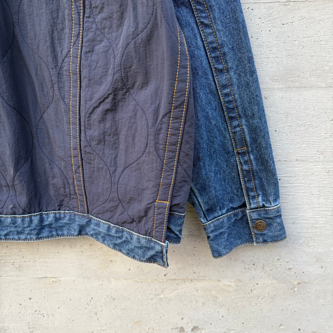 트루릴리전 나일론 데님 믹스 자켓 상품이미지8