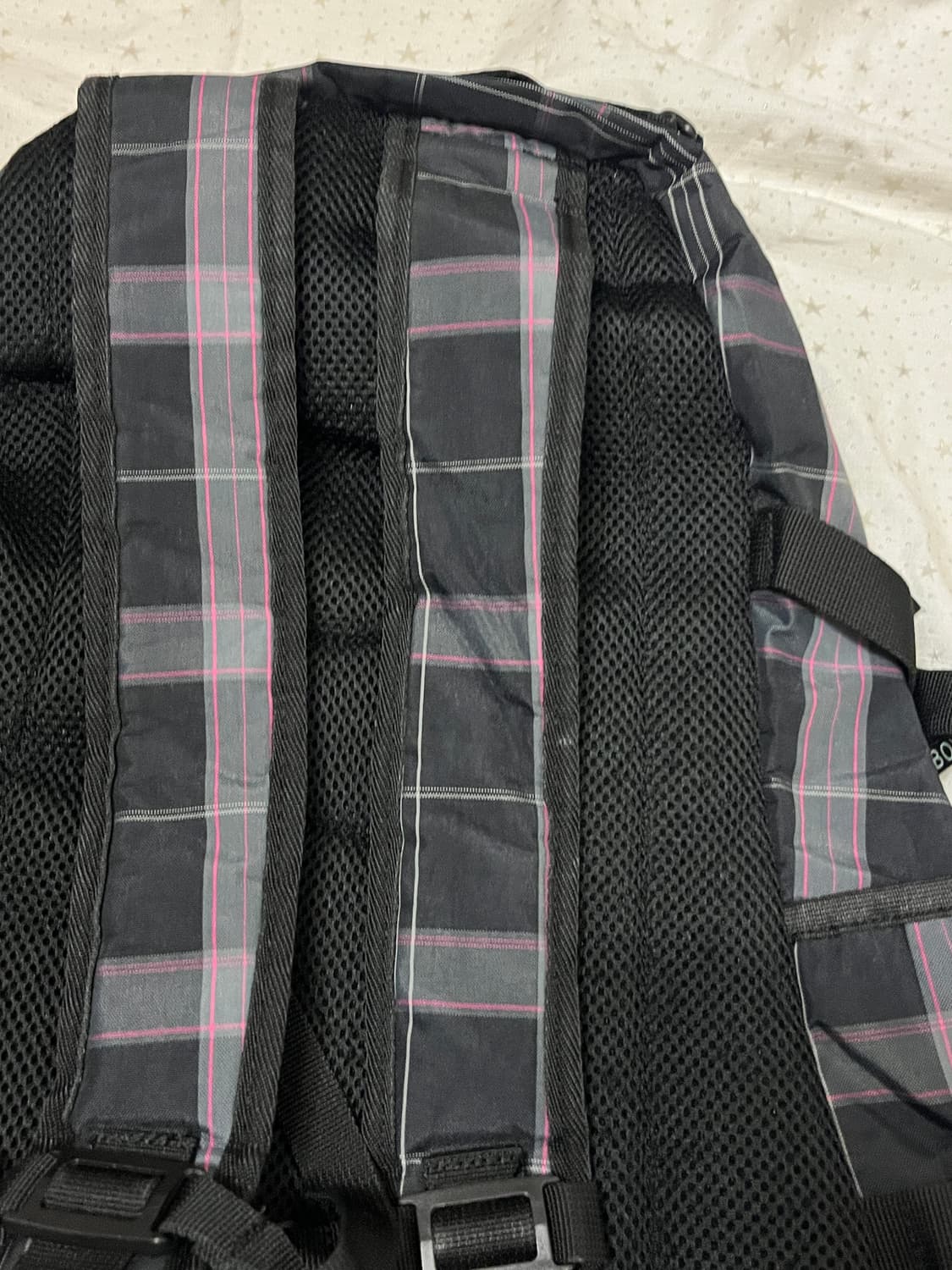 블랙핑크 체크패턴 백팩 + 핑크 피클더 프로그 키링 🐸 상품이미지8