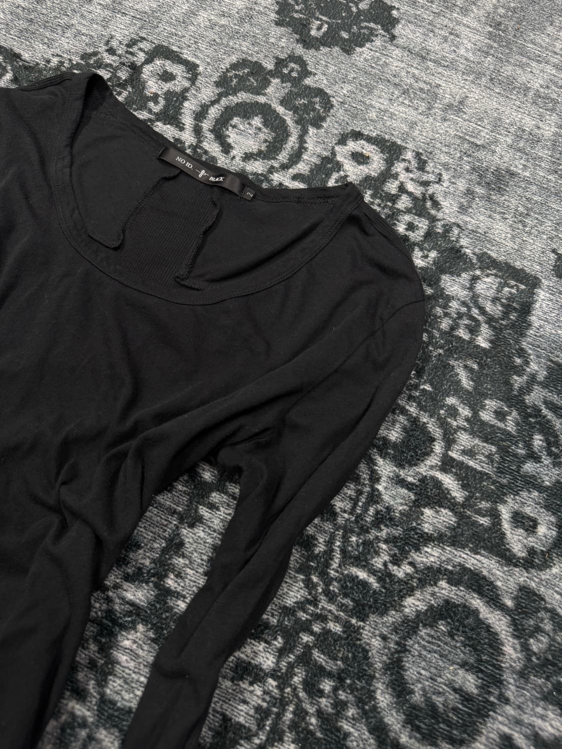 No id 00s archive back cross cut sew 상품이미지4