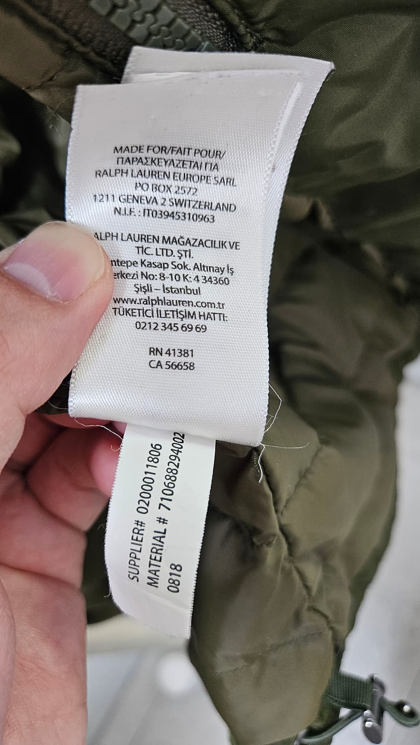 폴로 후드다운 점퍼 카키올리브(M) 상품이미지9
