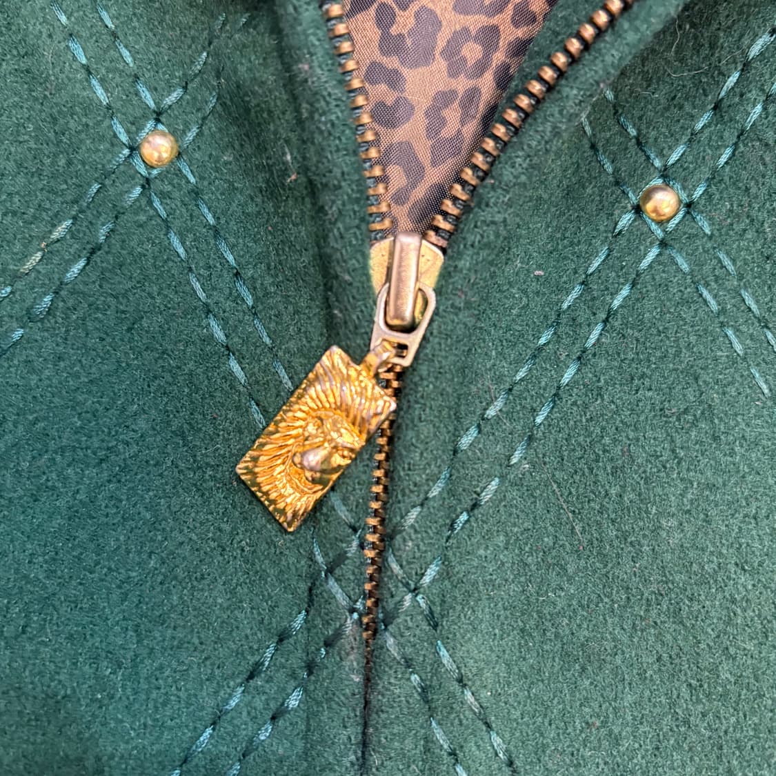 90s 칙리 레더 울 바시티 자켓 상품이미지6