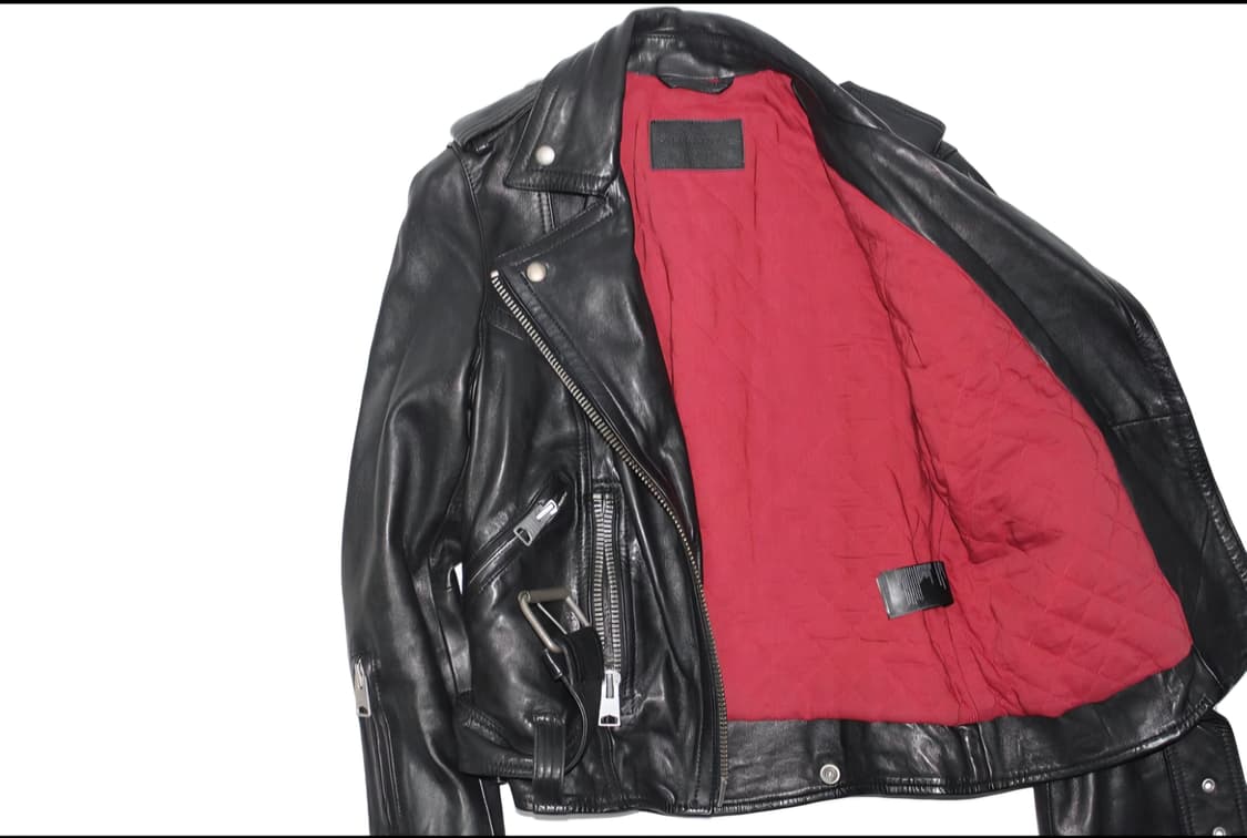 올세인츠 램 스킨 더블라이더 자켓(개예쁨) 상품이미지2