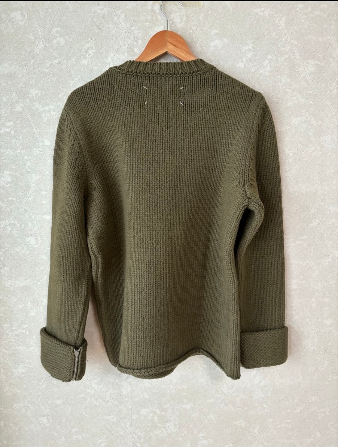 마르지엘라 지퍼슬리브 니트 스웨터 상품이미지8