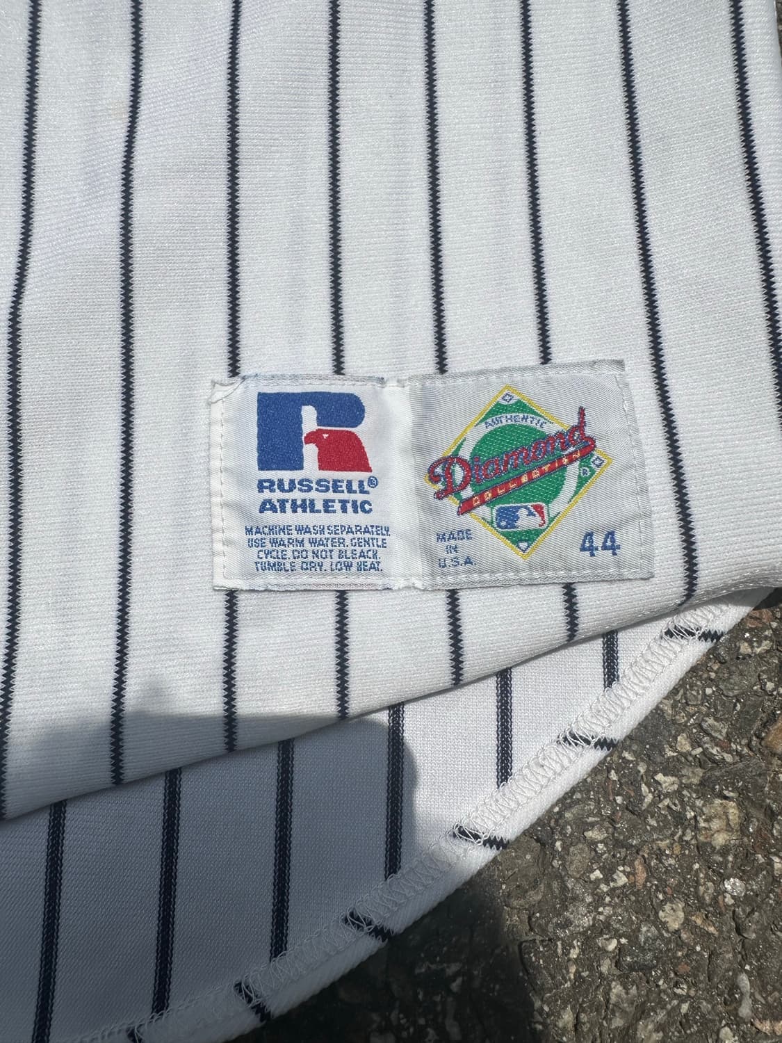 빈티지 90s 러셀 뉴욕 양키즈 져지 상품이미지2