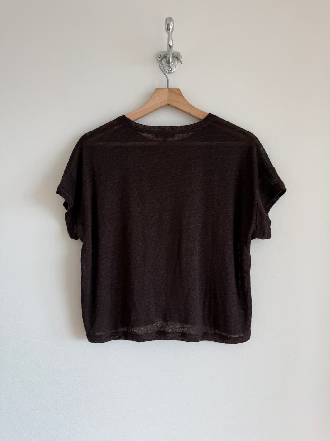 마시모두띠(Massimo Dutti) 린넨 반팔 티셔츠 상품이미지3