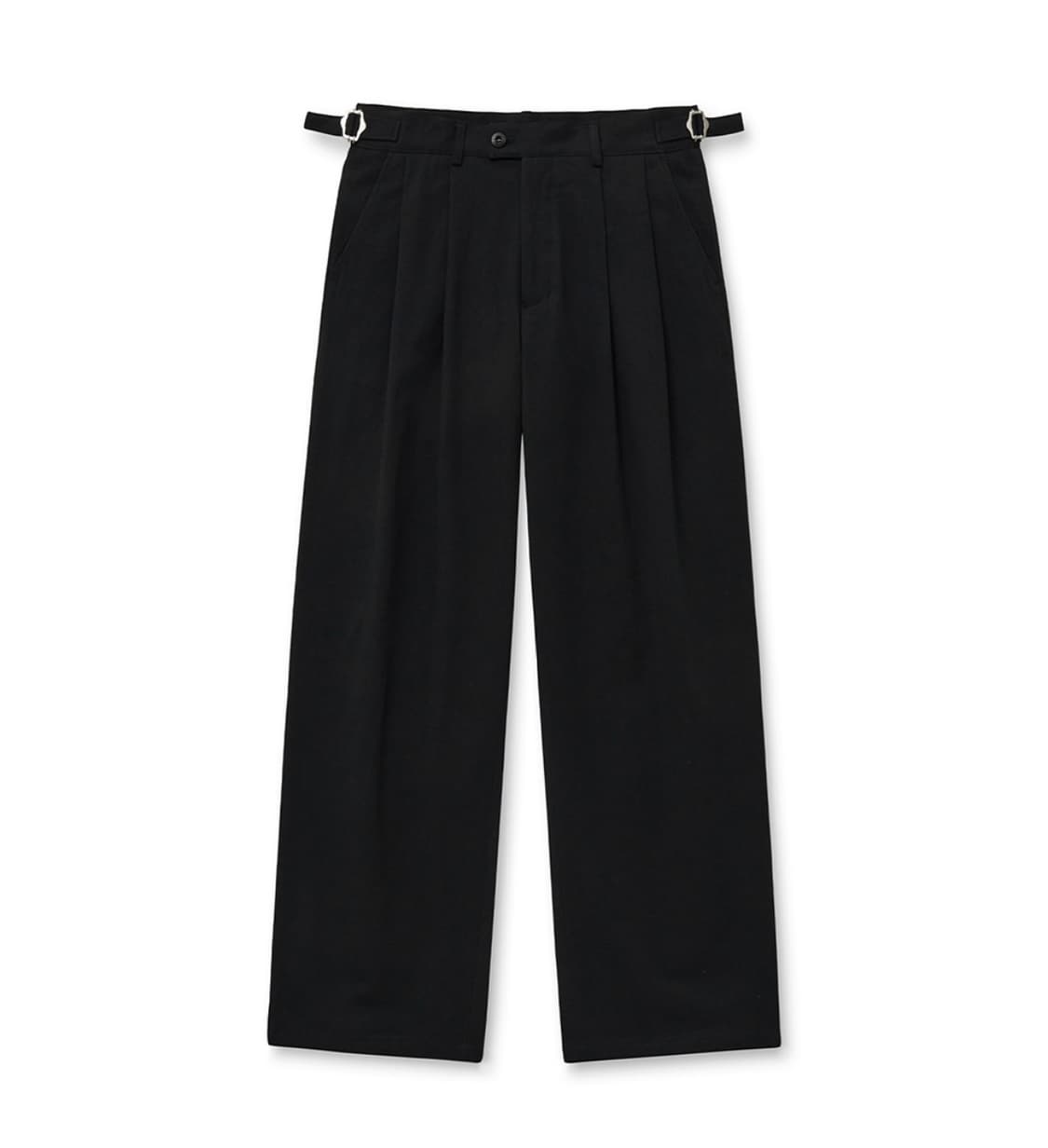 (1) 노운 와이드 치노팬츠 블랙 상품이미지2