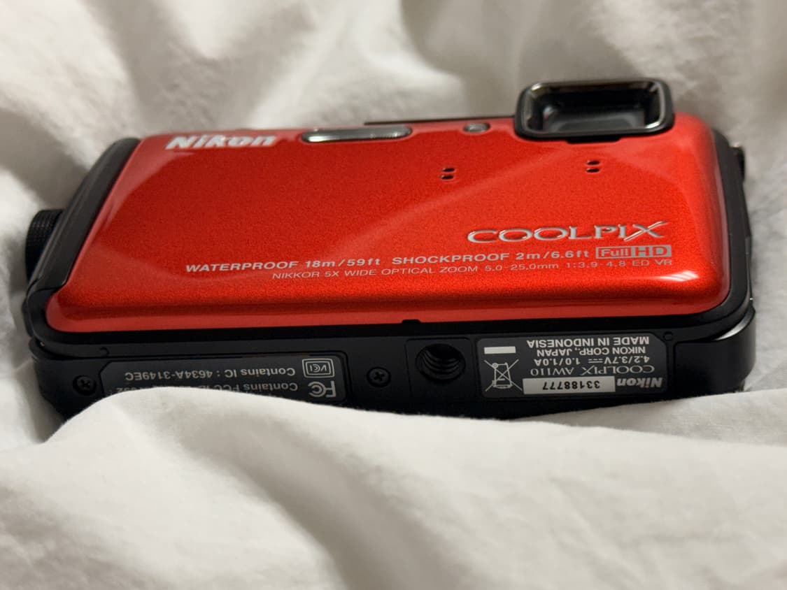 니콘 쿨픽스 aw110 오렌지 상품이미지2